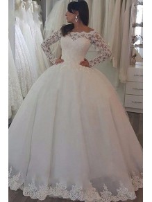 Ball Gowns Lace Long Sleeves Wedding Dresses Bridal Gowns 903378 Ball Gowns Lace Long Sleeves Wedding Dresses Bridal Gowns 903378