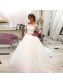 Elegant Lace and Tulle Wedding Dresses Bridal Gowns with Sleeves 903381 Elegant Lace and Tulle Wedding Dresses Bridal Gowns with Sleeves 903381