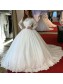 Ball Gowns Long Sleeves Lace Wedding Dresses Bridal Gowns 903382