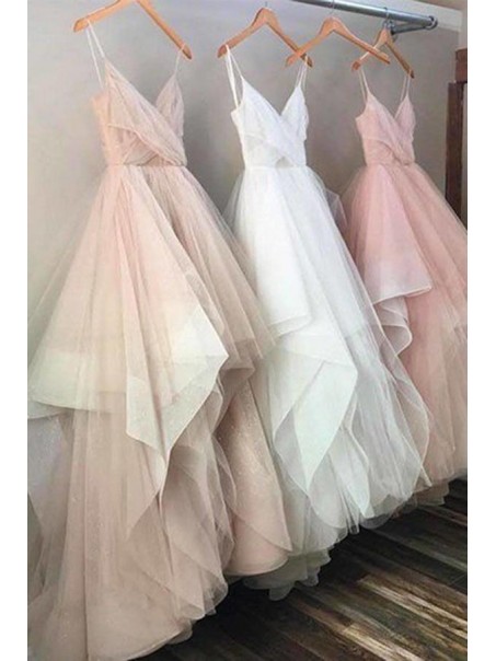 A-Line Tulle Long Wedding Dresses Bridal Gowns 903389 A-Line Tulle Long Wedding Dresses Bridal Gowns 903389