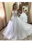 A-Line Lace Sparkle Wedding Dresses Bridal Gowns 903403