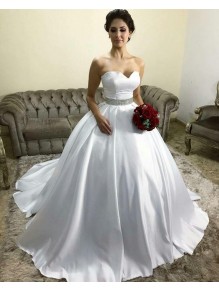 Ball Gowns Sweetheart Beaded Wedding Dresses Bridal Gowns 903410