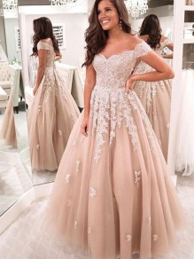 A-Line Off the Shoulder Lace Wedding Dresses Bridal Gowns 903424 A-Line Off the Shoulder Lace Wedding Dresses Bridal Gowns 903424