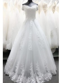 A-Line Lace Off the Shoulder Wedding Dresses Bridal Gowns 903439 A-Line Lace Off the Shoulder Wedding Dresses Bridal Gowns 903439