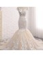 Mermaid Lace Long Wedding Dresses Bridal Gowns 903445