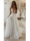 A-Line Lace and Tulle Wedding Dresses Bridal Gowns 903453
