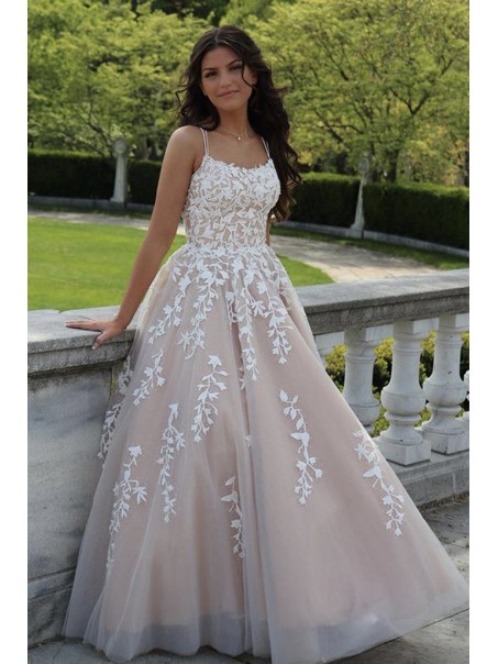 A-Line Lace and Tulle Long Wedding Dresses Bridal Gowns 903465 A-Line Lace and Tulle Long Wedding Dresses Bridal Gowns 903465