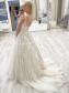 A-Line Lace and Tulle V Neck Wedding Dresses Bridal Gowns 903466 A-Line Lace and Tulle V Neck Wedding Dresses Bridal Gowns 903466