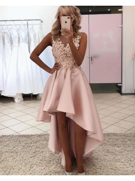 Short High Low Lace Prom Dress Homecoming Graduation Dresses 904007