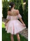 Short Pink Lace Prom Dress Homecoming Graduation Cocktail Dresses 904011