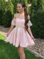 Short Pink Lace Prom Dress Homecoming Graduation Cocktail Dresses 904011