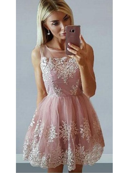 Short Lace Prom Dress Homecoming Graduation Cocktail Dresses 904012