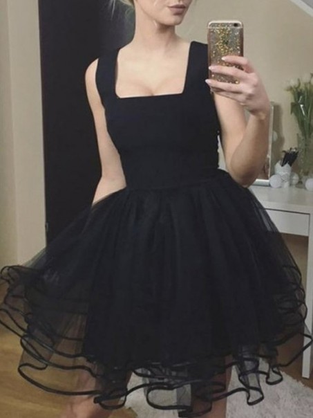 Short Tulle Prom Dress Homecoming Graduation Cocktail Dresses 904024