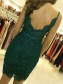 Short Green Lace Prom Dress Homecoming Graduation Cocktail Dresses 904027