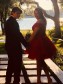 Short Red Lace Prom Dress Homecoming Graduation Cocktail Dresses 904031