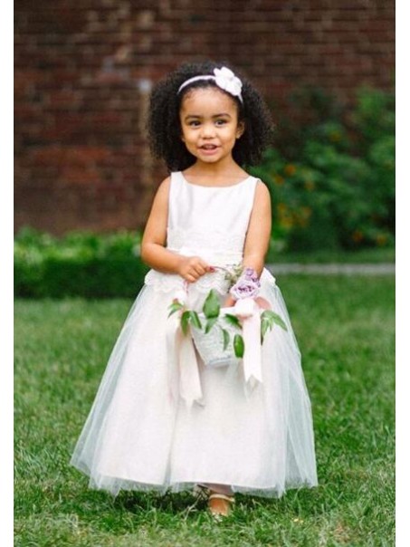 Cute Lace and Tulle Flower Girl Dresses 905006