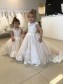 A-Line Lace and Tulle Floor-Length Flower Girl Dresses 905010