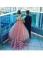 Ball Gown Beaded Tea-length Flower Girl Dresses