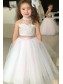 Lace and Tulle Two Pieces Flower Girl Dresses 905037 Lace and Tulle Two Pieces Flower Girl Dresses 905037