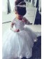 Long Sleeves Lace Flower Girl Dresses 905052 Long Sleeves Lace Flower Girl Dresses 905052