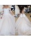 Long Sleeves Lace and Tulle Flower Girl Dresses 905056 Long Sleeves Lace and Tulle Flower Girl Dresses 905056