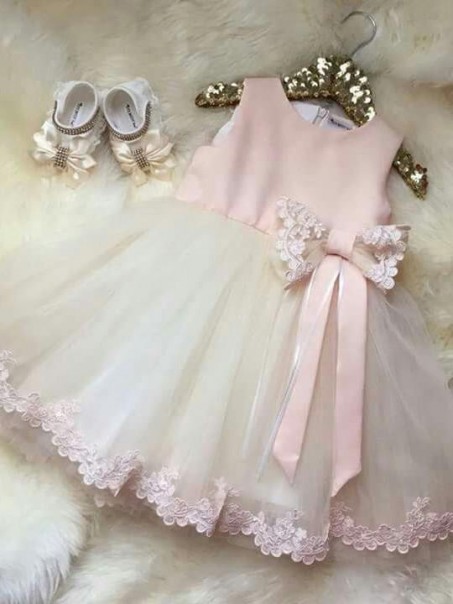 Cute Lace and Tulle Flower Girl Dresses 905076 Cute Lace and Tulle Flower Girl Dresses 905076