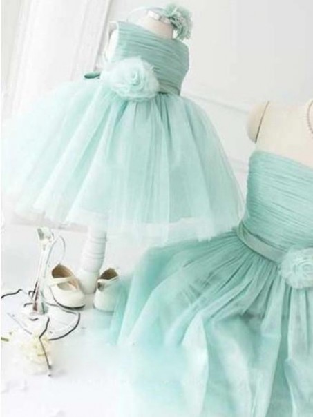 Cute Tulle Flower Girl Dresses 905078 Cute Tulle Flower Girl Dresses 905078