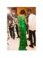 Long Green Mermaid Bateau Neckline Lace Prom Formal Evening Dresses 99501031