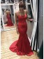 Mermaid Long Red Prom Dresses Formal Evening Gowns 995011003