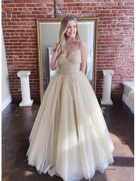 Ball Gown Tulle Long Prom Dresses Formal Evening Gowns 995011006