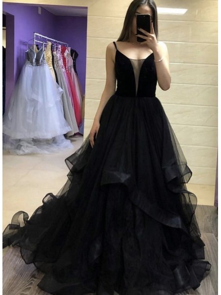 Long Black Prom Dresses Formal Evening Gowns 995011008
