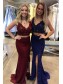 Mermaid Beaded Lace Two Pieces Long Prom Dresses Formal Evening Gowns 995011030