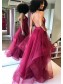 A-Line Tulle V-Neck Long Prom Dresses Formal Evening Gowns 995011035 A-Line Tulle V-Neck Long Prom Dresses Formal Evening Gowns 995011035