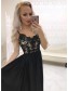 A-Line Spaghetti Straps Lace Long Black Prom Dresses Formal Evening Gowns 995011040 A-Line Spaghetti Straps Lace Long Black Prom Dresses Formal Evening Gowns 995011040