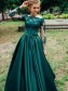 A-Line Long Sleeves Lace Prom Dresses Formal Evening Gowns 995011049