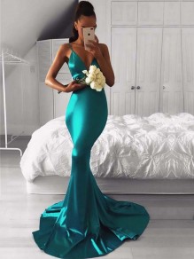 Mermaid V-Neck Long Prom Dresses Formal Evening Gowns 995011054 Mermaid V-Neck Long Prom Dresses Formal Evening Gowns 995011054