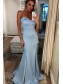 Mermaid Spaghetti Straps Long Prom Dresses Formal Evening Gowns 995011066
