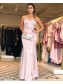 Mermaid Spaghetti Straps Long Prom Dresses Formal Evening Gowns 995011066