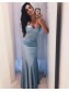 Mermaid Spaghetti Straps Long Prom Dresses Formal Evening Gowns 995011066