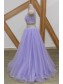 A-Line Beaded Tulle Two Pieces Long Prom Dresses Formal Evening Gowns 995011081 A-Line Beaded Tulle Two Pieces Long Prom Dresses Formal Evening Gowns 995011081