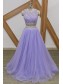 A-Line Beaded Tulle Two Pieces Long Prom Dresses Formal Evening Gowns 995011081 A-Line Beaded Tulle Two Pieces Long Prom Dresses Formal Evening Gowns 995011081