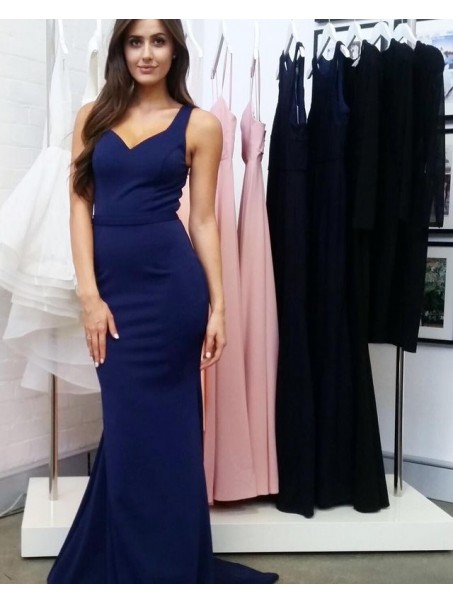 Elegant Mermaid Long Prom Dresses Formal Evening Gowns 995011085