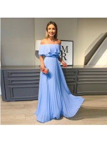 A-Line Chiffon Off-the-Shoulder Long Prom Dresses Formal Evening Gowns 995011103 A-Line Chiffon Off-the-Shoulder Long Prom Dresses Formal Evening Gowns 995011103