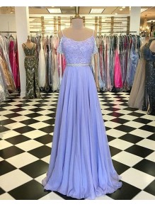A-Line Beaded Lace Chiffon Long Prom Dresses Formal Evening Gowns 995011112 A-Line Beaded Lace Chiffon Long Prom Dresses Formal Evening Gowns 995011112