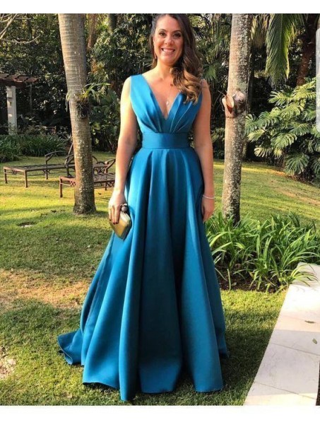 A-Line V-Neck Long Prom Dresses Formal Evening Gowns 995011113 A-Line V-Neck Long Prom Dresses Formal Evening Gowns 995011113