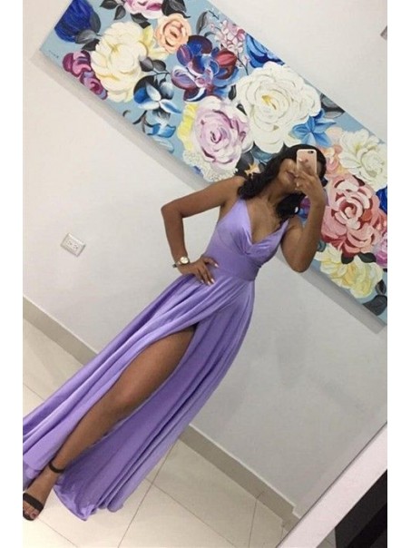 A-Line V-Neck Long Prom Dresses Formal Evening Gowns 995011114 A-Line V-Neck Long Prom Dresses Formal Evening Gowns 995011114