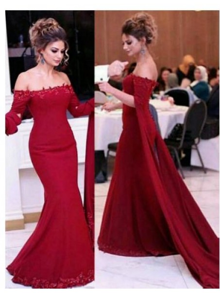 Mermaid Beaded Lace Off-the-Shoulder Long Prom Dresses Formal Evening Gowns 995011131 Mermaid Beaded Lace Off-the-Shoulder Long Prom Dresses Formal Evening Gowns 995011131