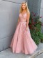 A-Line Lace Two Pieces Long Prom Dresses Formal Evening Gowns 995011140 A-Line Lace Two Pieces Long Prom Dresses Formal Evening Gowns 995011140