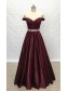 A-Line Beaded Off-the-Shoulder Long Prom Dresses Formal Evening Gowns 995011152