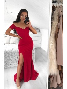 Mermaid Off-the-Shoulder Long Prom Dresses Formal Evening Gowns 995011158 Mermaid Off-the-Shoulder Long Prom Dresses Formal Evening Gowns 995011158